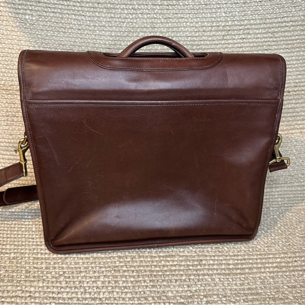 Coach Brown Leather Briefcase - Picture 2 of 16